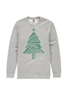 Isle of Road Racing Christmas Tree Sweatshirt Heather Grey