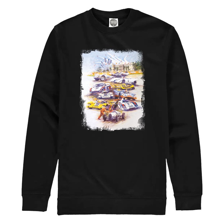 Simply the Best Porsche at Goodwood Sweatshirt Black - click to enlarge