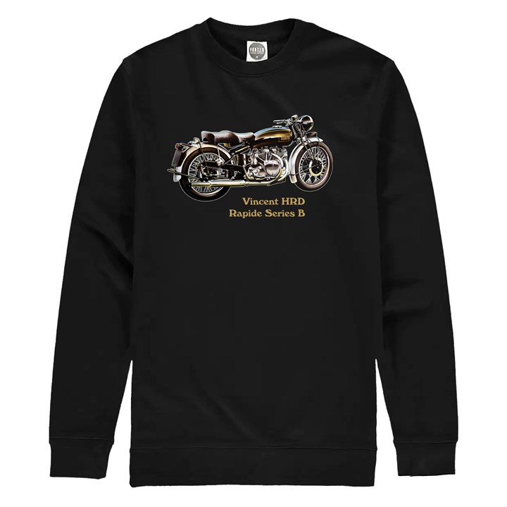 Vincent HRD Rapide Sweatshirt Black - click to enlarge