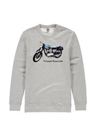 Triumph Bonneville 1961 Sweatshirt Heather Grey