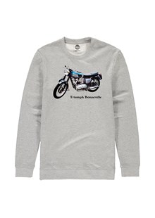 Triumph Bonneville 1961 Sweatshirt Heather Grey