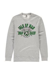 IOM Road Races Prepare for Glory Sweatshirt Heather Grey