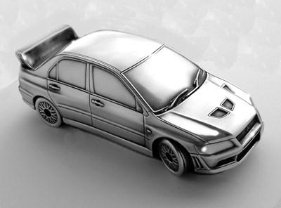 Mitsubishi Lancer Evo Pewter Model