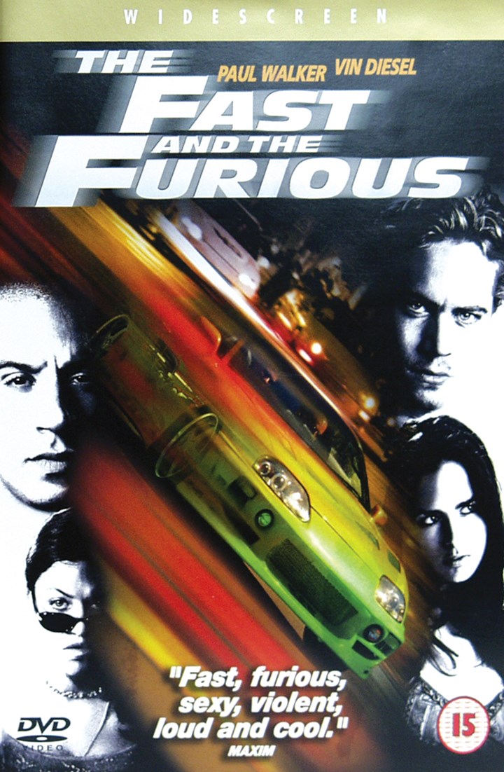The Fast and the Furious DVD