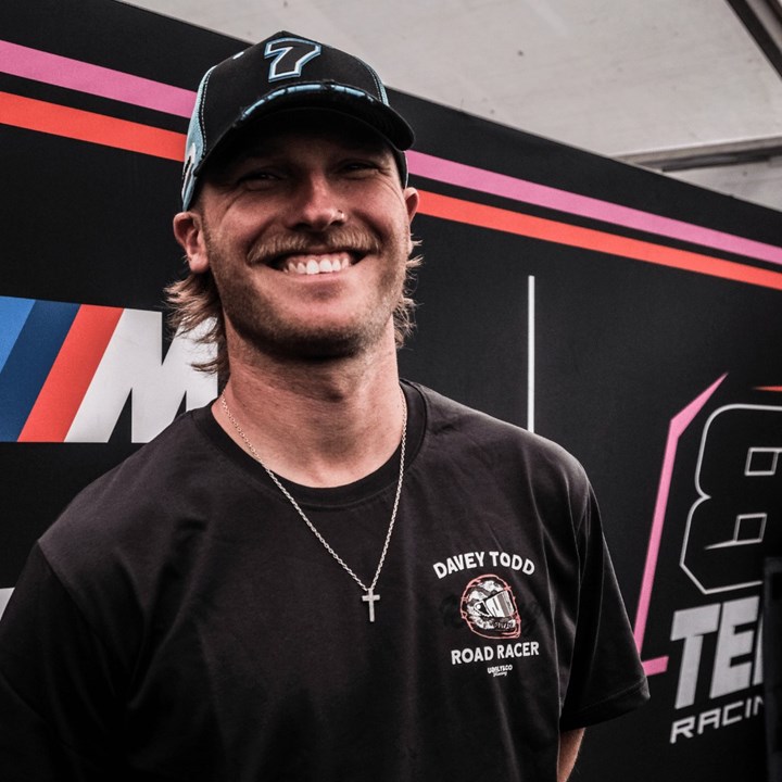 Davey Todd Road Racer T-shirt, Black - click to enlarge