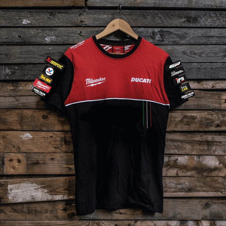 Milwaukee Ducati Team T-shirt - click to enlarge