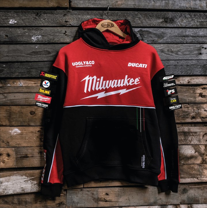 Milwaukee Ducati Team Hoodie - click to enlarge