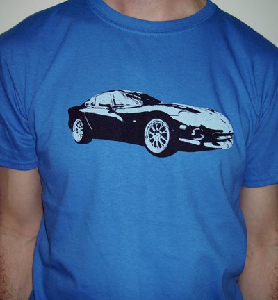 Viper T Shirt Mid Blue - click to enlarge