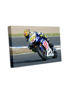 Valentino Rossi 2009 Spanish GP A2  Canvas Print