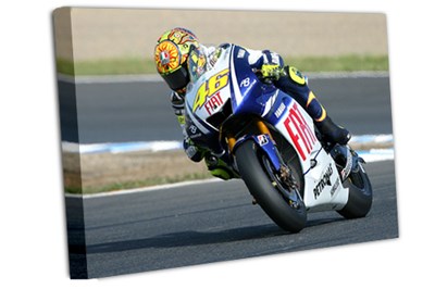 Valentino Rossi 2009 Spanish GP A2  Canvas Print