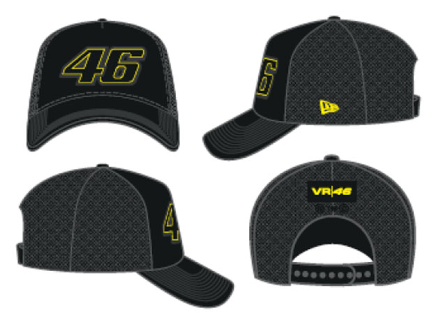 Voor een dagje uit Misverstand niveau Valentino Rossi 2012 New Era Black/Yellow Trucker Cap : Duke Video