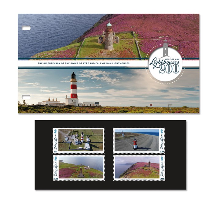 Isle of Man Lighthouses 200 Stamps Presentation Pack