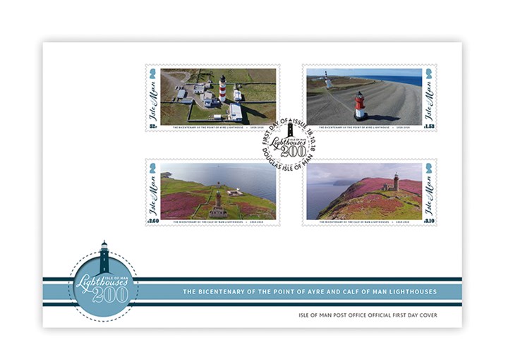 Isle of Man Lighthouses 200 First Day Cover