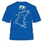 TT 2012 Childs Trophy Flags T-Shirt Royal