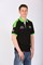 TT 2013 Road Races Polo Black Green Trim