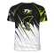 TT All over Print T-Shirt White and  Green