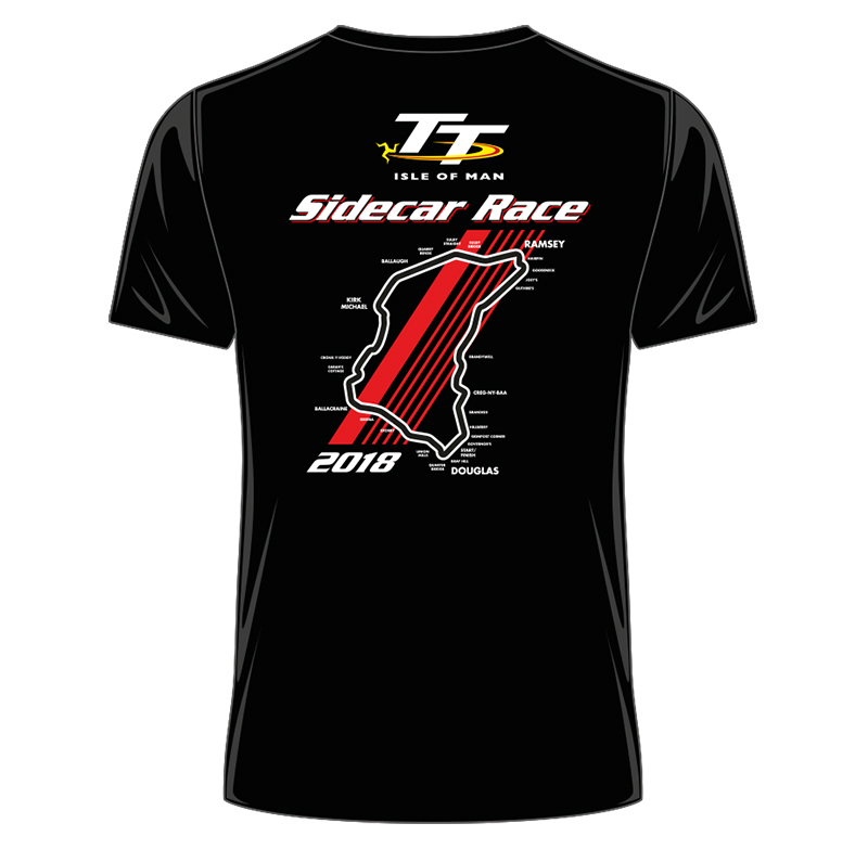 TT 2018 Sidecar T-shirt Black : Duke Video