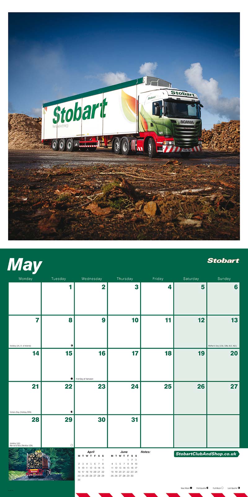Eddie Stobart 2018 Calendar Duke Video