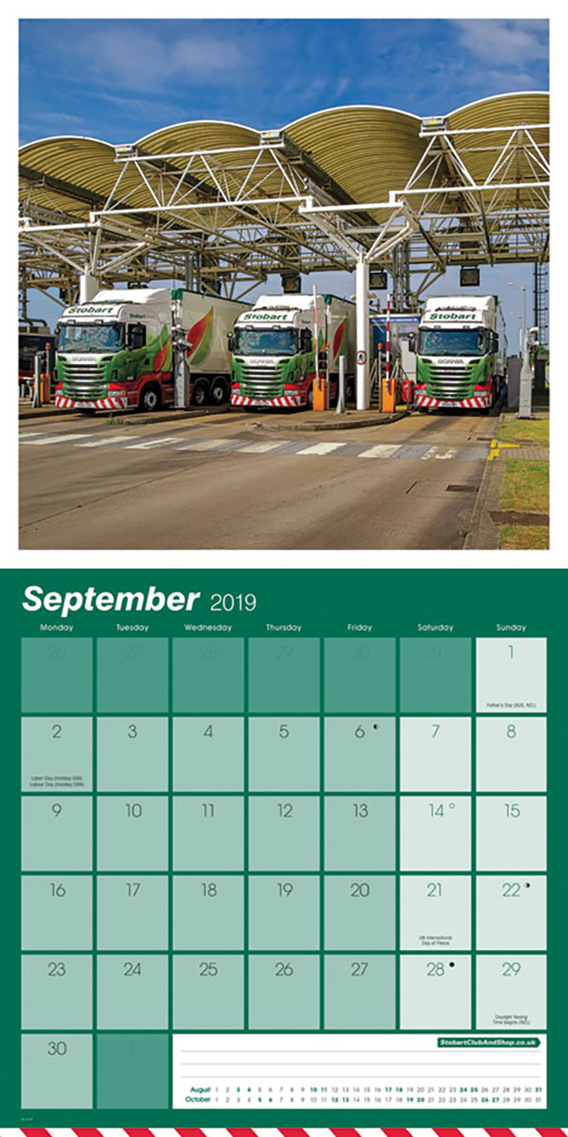 Eddie Stobart 2019 Calendar Duke Video