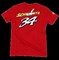 Kevin Schwantz 34 Bike Flag T Shirt Red