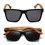 SOEK Dalton Black frame Black lens Walnut arms