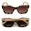 SOEK Zahra Opal Tortoiseshell Brown grad lens White maple arms