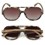 SOEK Billy Opal tortoiseshell frame Black grad lens Walnut arms