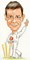England Legends Cartoon Prints A3