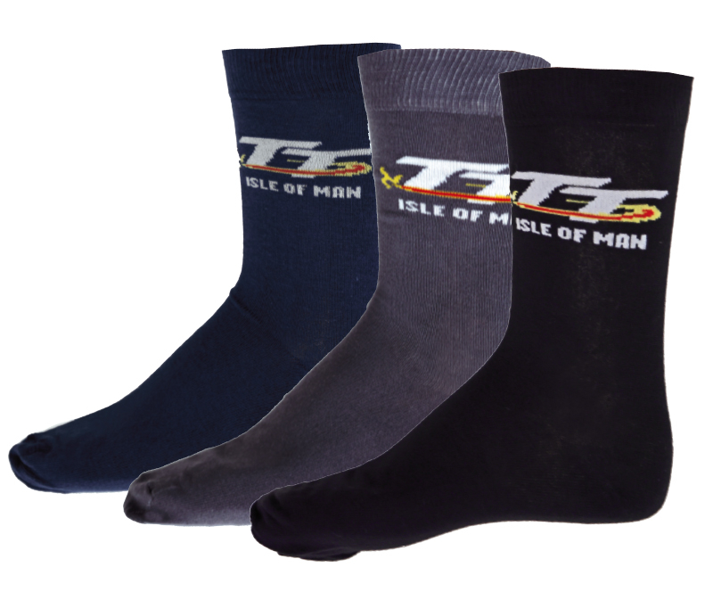 Isle of Man TT Socks (3 Pack) : Duke Video