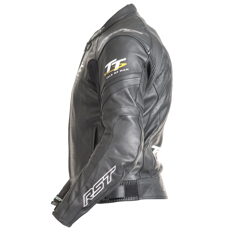 RST IOM TT R 14 1672 Leather Jacket Black Duke Video