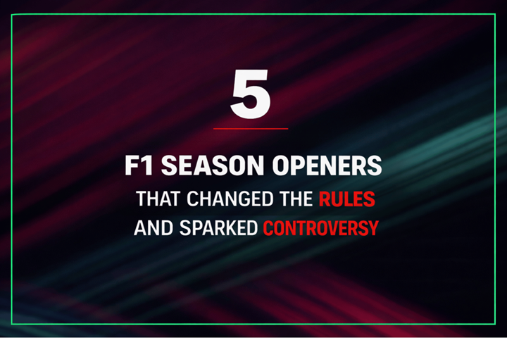 Five F1 Season Openers That Launched New Regulations and Sparked Controversy