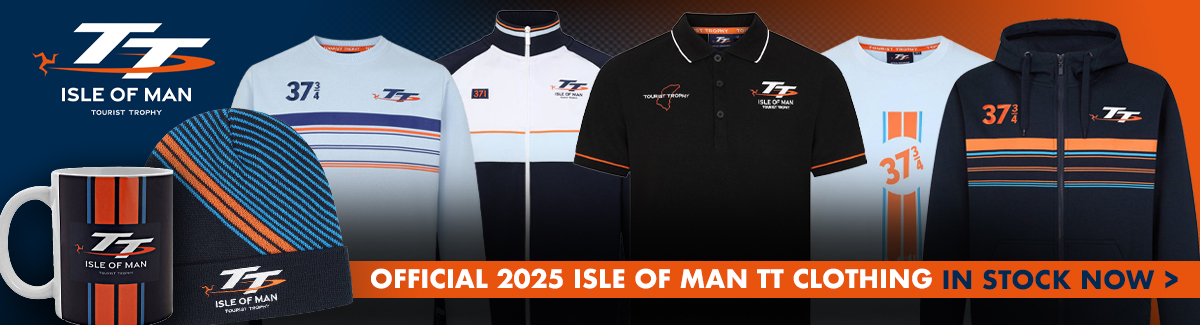 Official 2025 Isle of Man TT Clothing In Stock Now