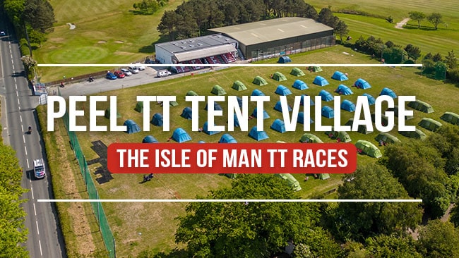 Peel TT Tent Village - The Isle of Man TT Races